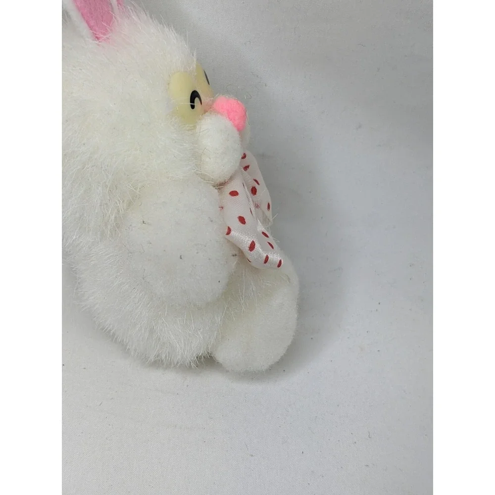 White Rabbit Plush‎ Bunny 4.5 Inch Puffy Felt Ears Ornament